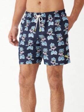 NWT TOMMY BAHAMA Men’s Naples Martini Island Ocean Deep Swim Trunks M